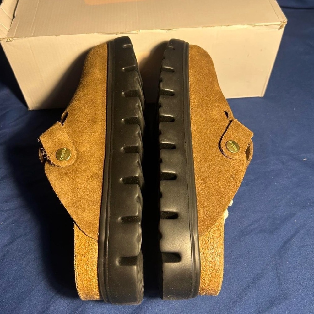 Papillio- BOSTON PAP CHUNKY, DARK TEA/BLACK, suede leather, 6 women - Picture 3 of 6